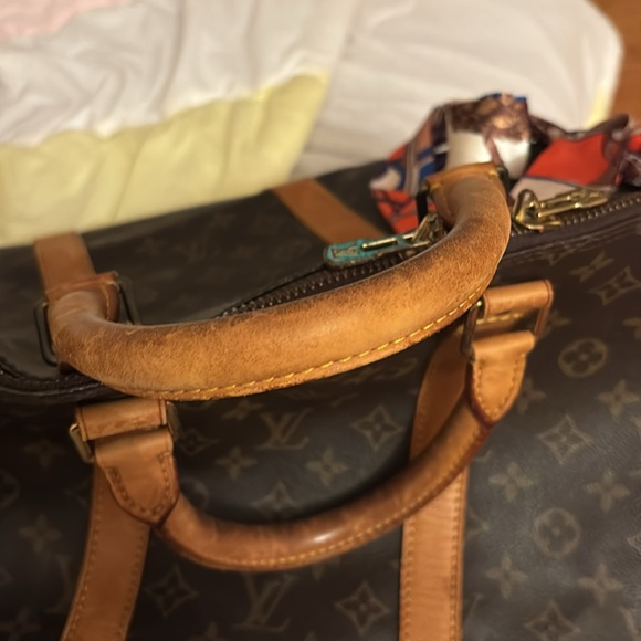 - Louis Vuitton Monogram Keep All Bandouliere 55 Bag - Picture 9 of 11